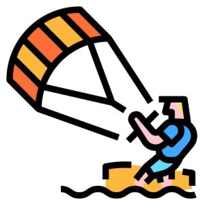 kite surfing